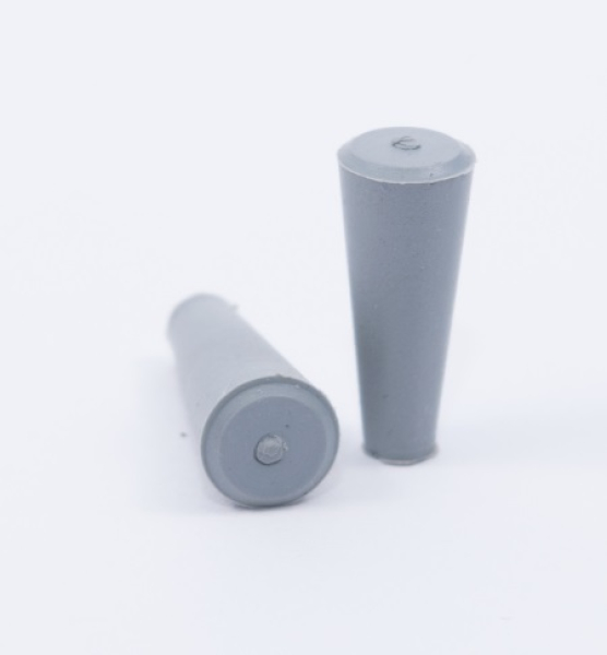 Gummistopfen 10.5/14.5 x 20mm grau, #103 kaufen im MOLLENKOPF Online Shop